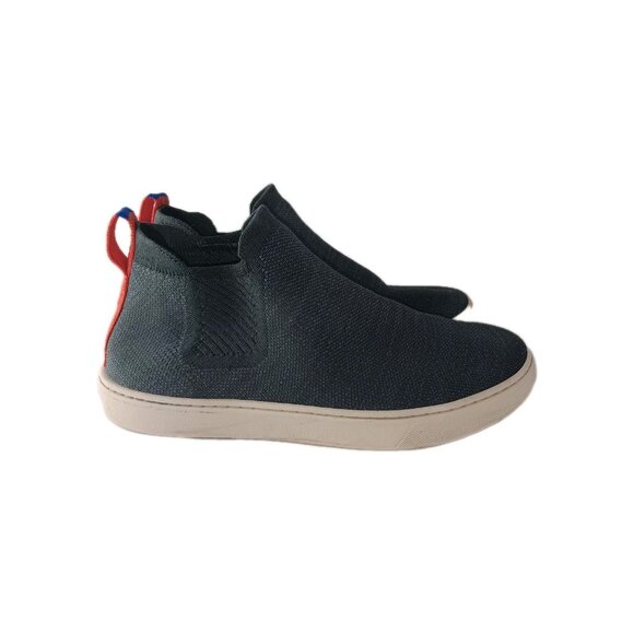 Rothy's Shoes - Rothy's The Chelsea Boot Gray Fog Melange Women's Athleisure Hi Top Sneaker 8.5